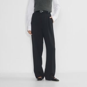 Aritzia Wilfred Crepette Effortless Pants Black Size 00 Regular Length